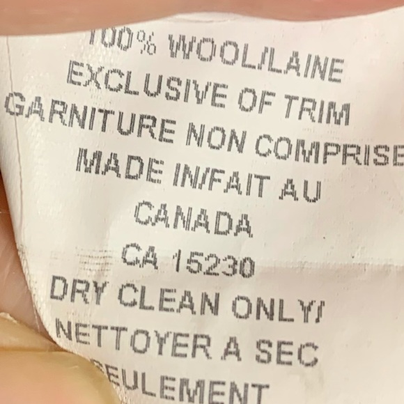 IZZY CAMILLERI 🇨🇦WOOL JACKET🇨🇦 - Picture 6 of 11